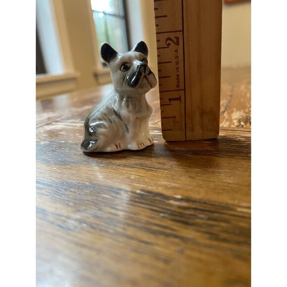 Vintage Hand-Painted Ceramic Terrier Dog Figurine - Picture 5 of 5
